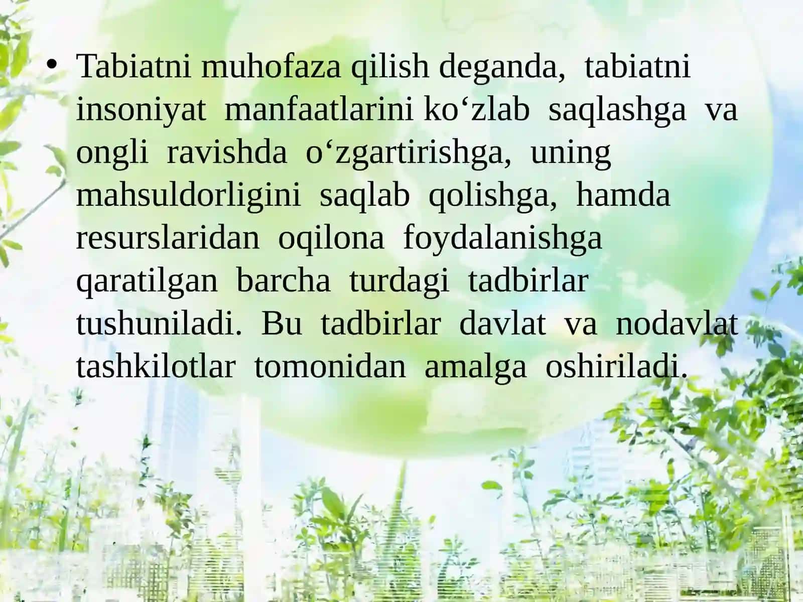 TABIATNI MUHOFAZA QILISHNING GEOGRAFIK ASOSLARI 4