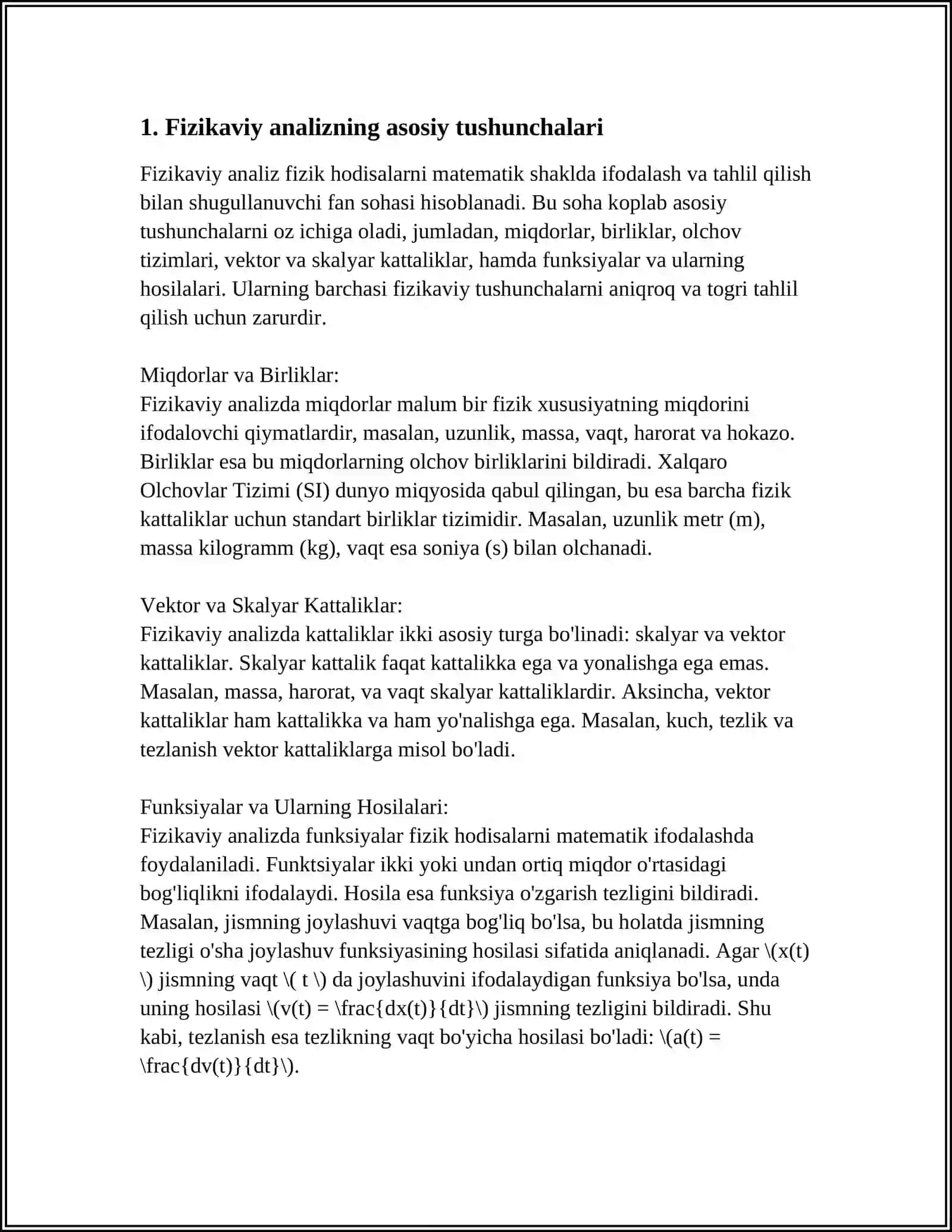 FIZIKAVIY ANALIZ USULLARI VA ULARNING QISHLOQ XOʻJALIGIDA QOʻLLANILISHI 4