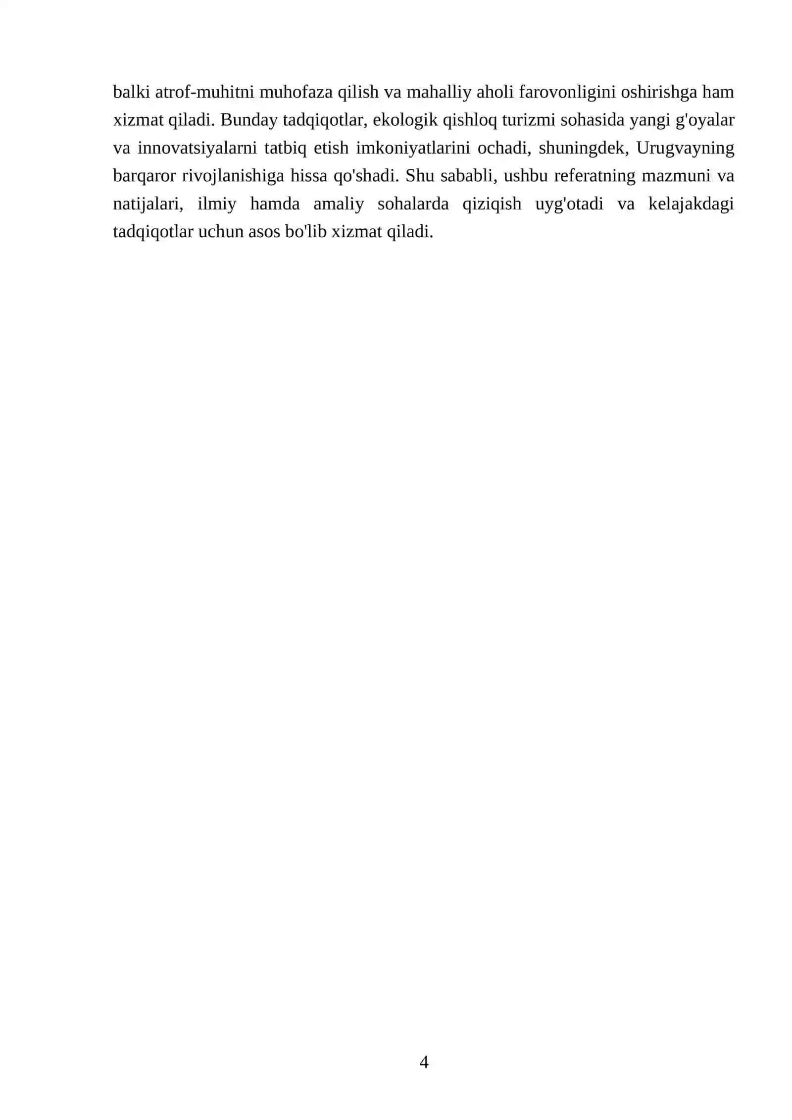 Urugvay ekologik qishloq turizmi 4