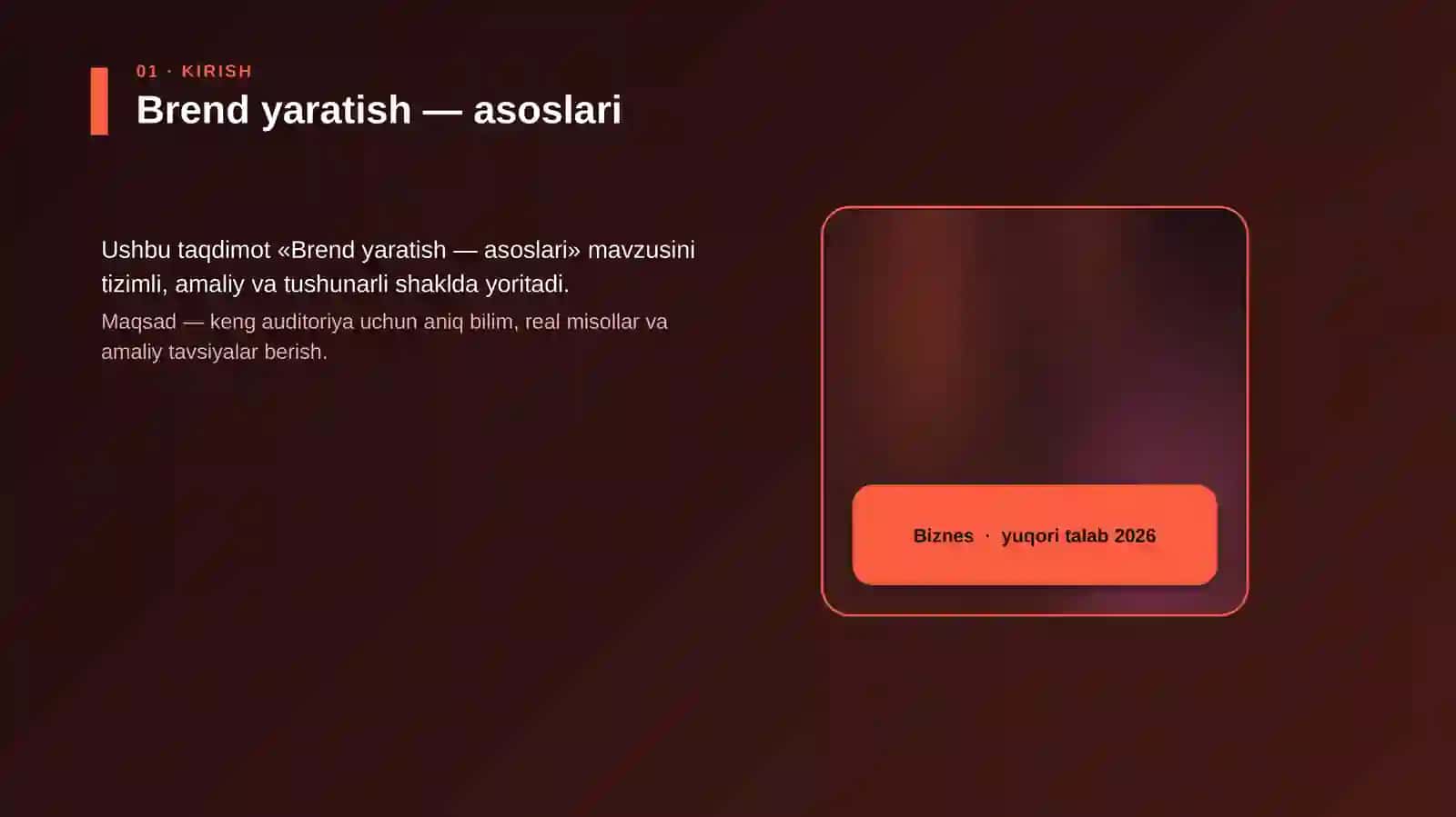 Brend yaratish — asoslari 4