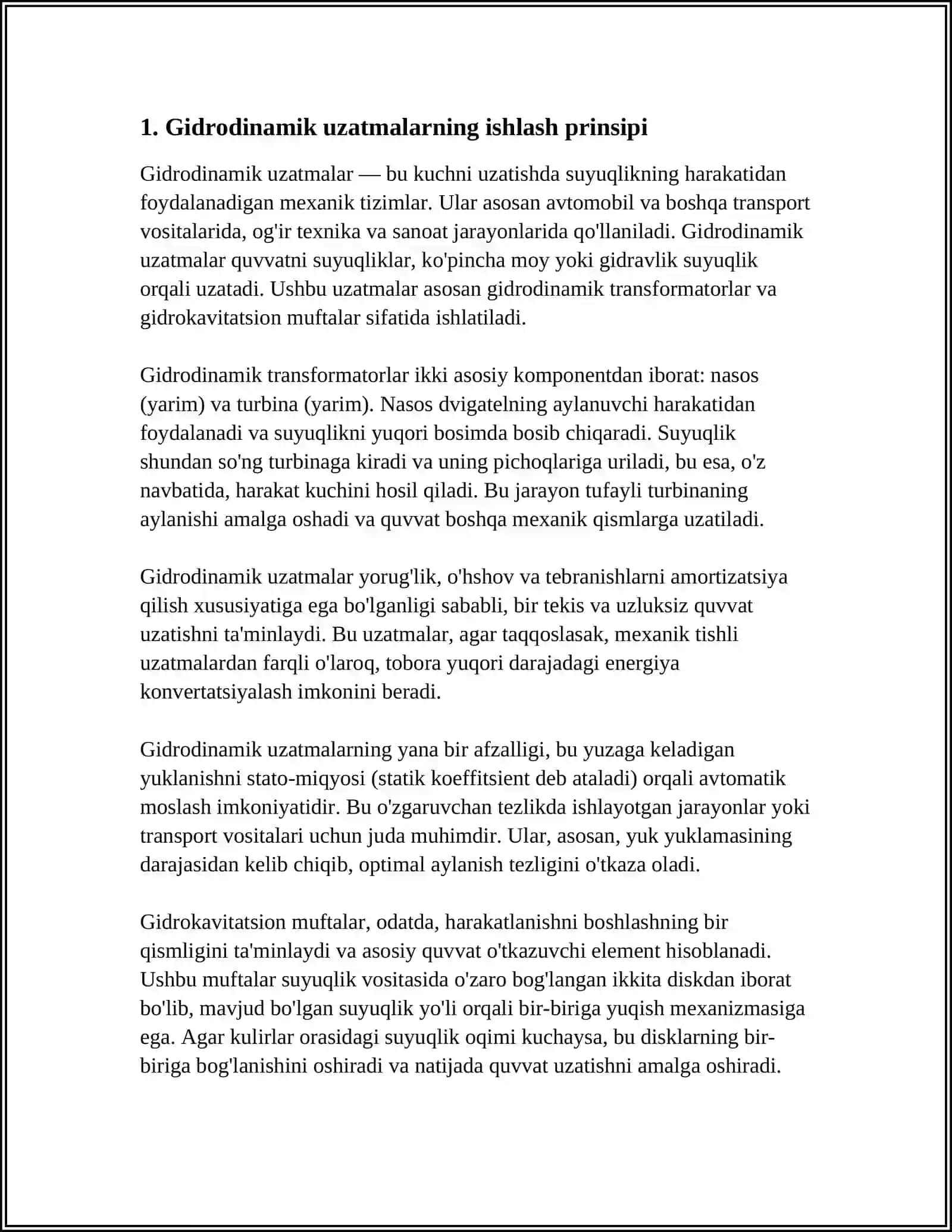 QURILISH TEXNIKALARINING GIDRODINAMIK UZATMALARI AFZALLIK VA KAMCHILIKLARI 4