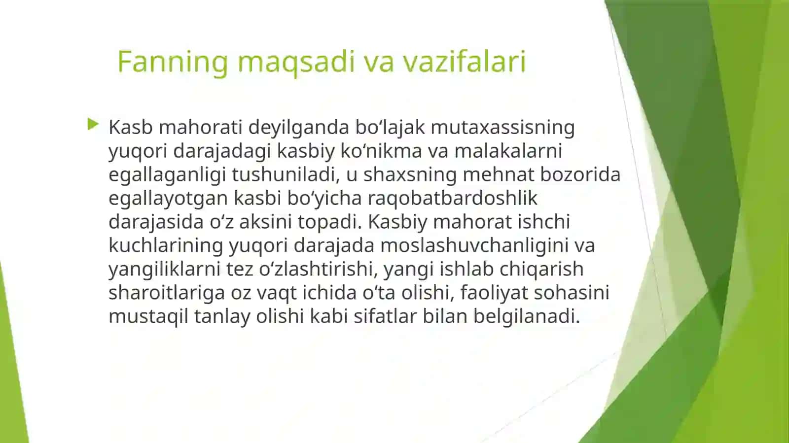 Mavzu“Kasbiypedagogikafansifatida” 4