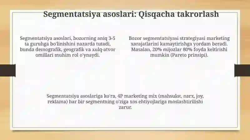 Segment birlik 4