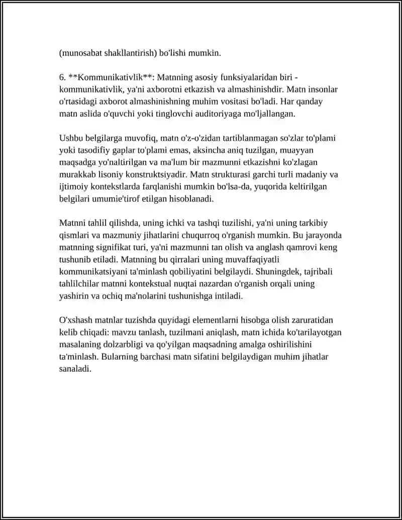 MATN VA UNING TURLARI 4