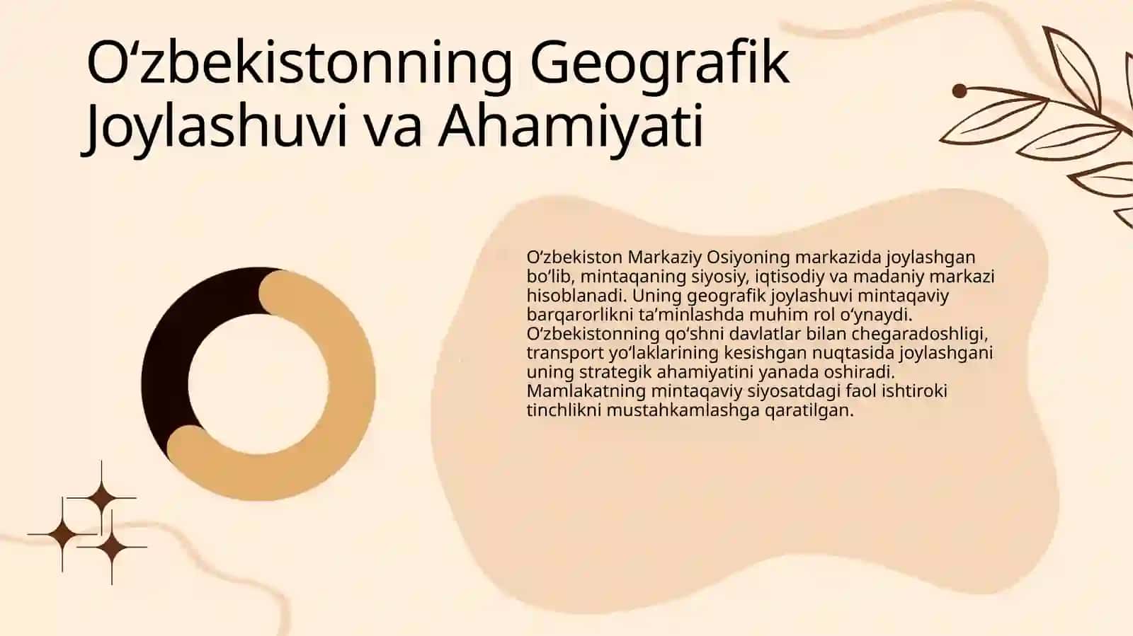 Oʻzbekistonning Markaziy Osiyoda Tinchlik va barqarorlikni taʼminlashdagi oʻrni 4
