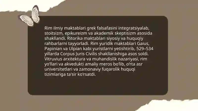Xorijiy ilmiy maktablar tarixi 4