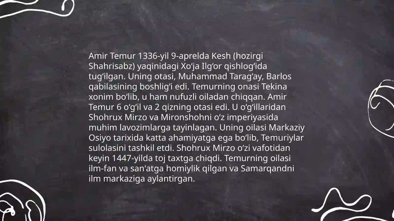 Amir Temur hayoti 4