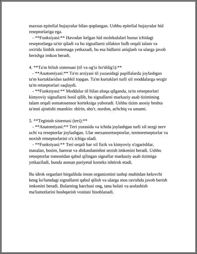 TASHQI SIGNALNI IDROK ETISH ORGANLARINI QABUL QILISH 4