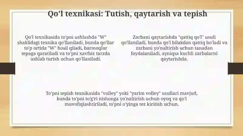 Futbol o'yinida darvozabon texnikasi 4