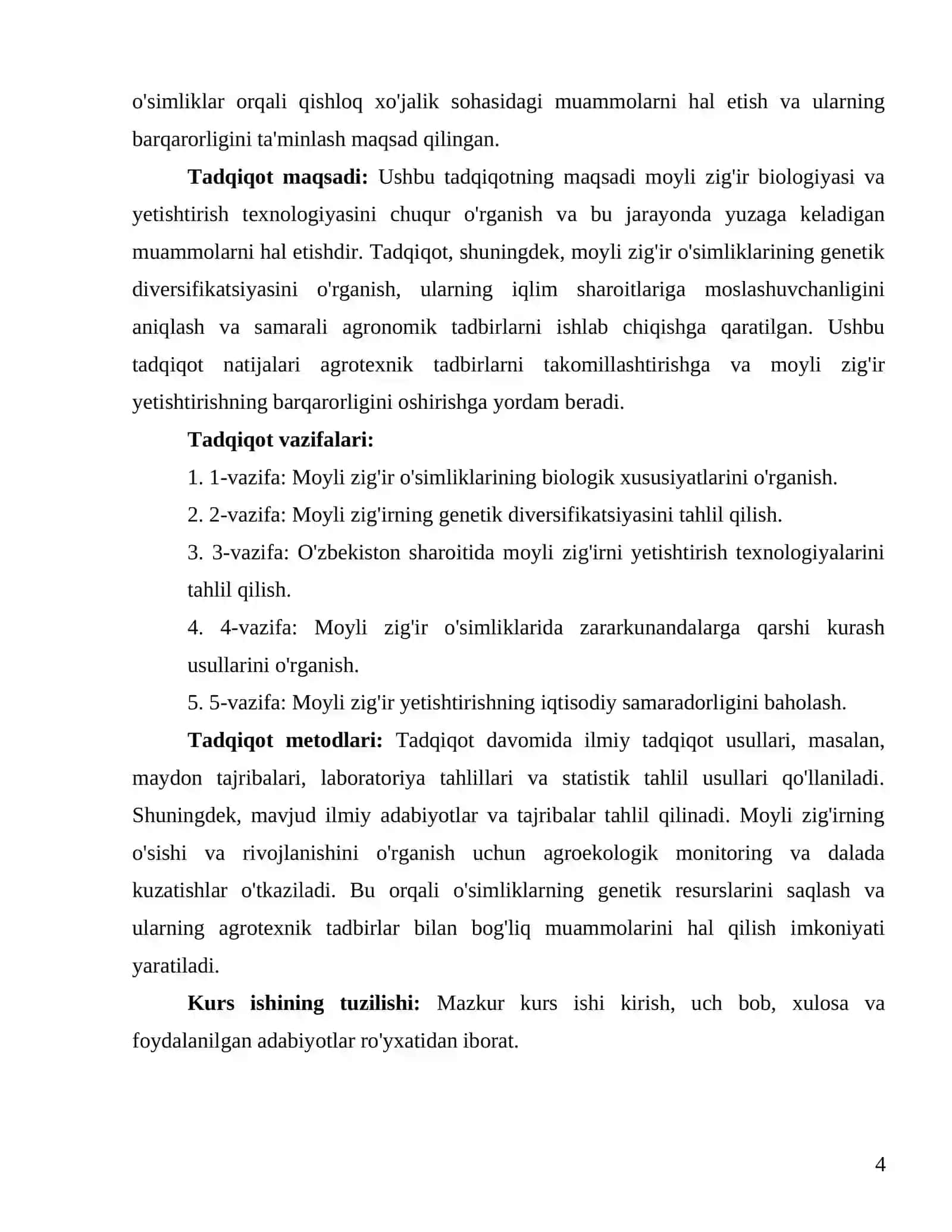 Moyli zig'ir biologiyasi va yetishtirish texnologiyasi 4