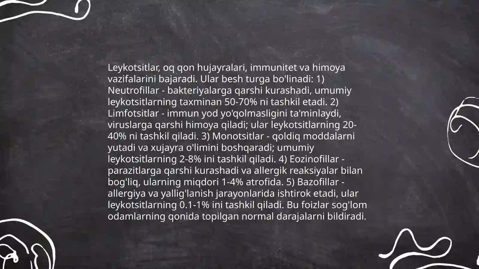 Leykositlar.Qon guruhlari.Rezus faktor.Qon quyish asoslari 4