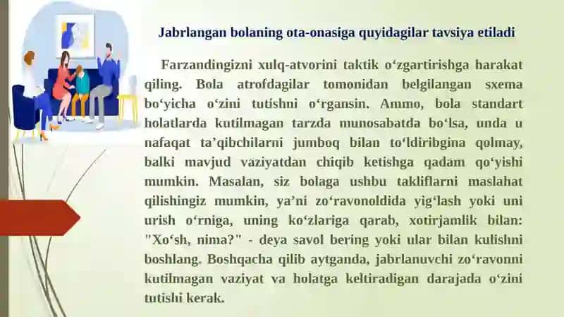 Zo‘ravonlikdan jabr chekkan qurbonlarga yordam berish 4