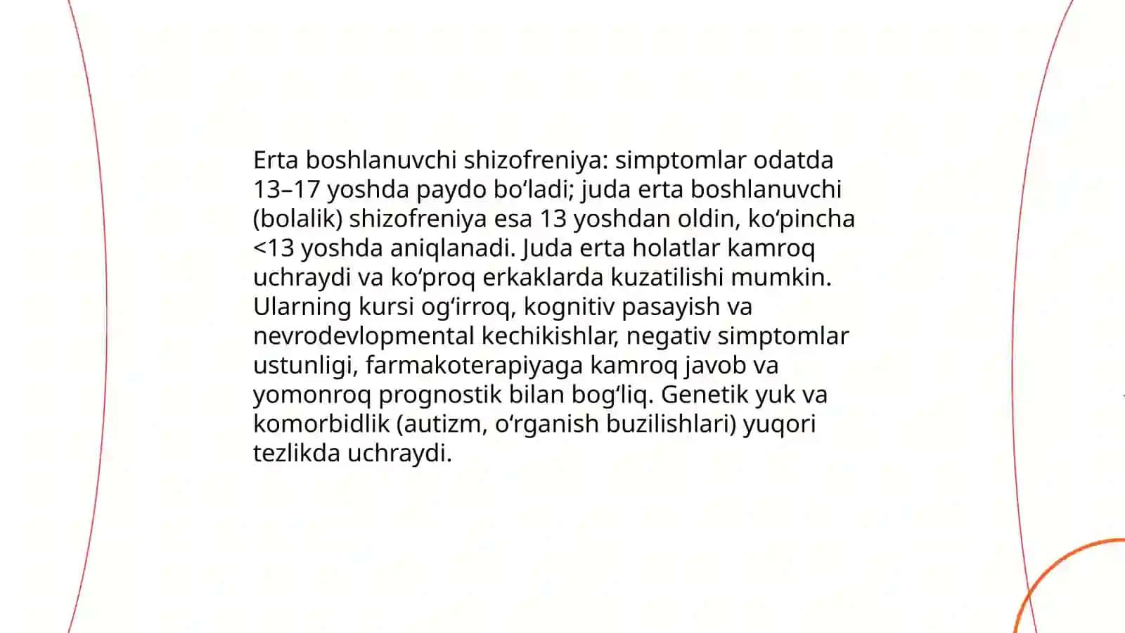 Shizofreniya. Bolalardagi o'ziga xos xususiyati 4