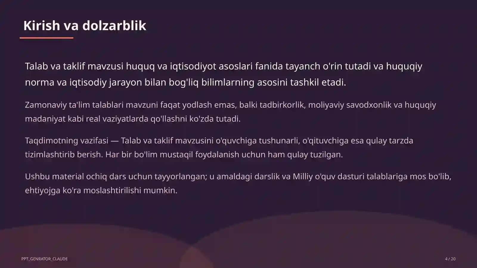 Talab va taklif (9-sinf) 4
