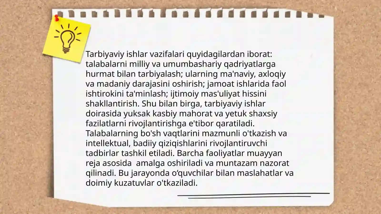 Tarbiyaviy ishlar metodikasi fanining maqsad va vazifalari 4