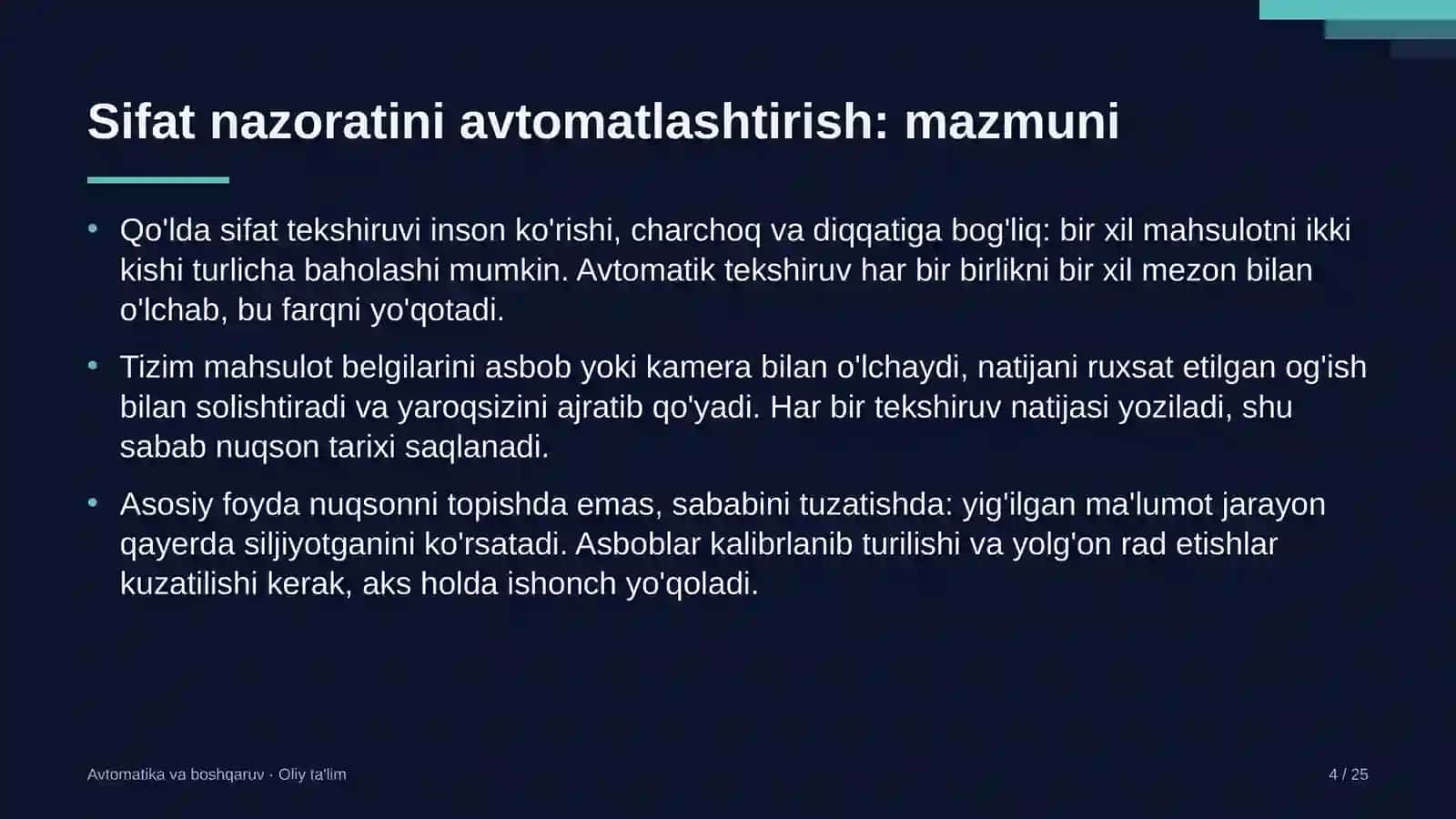 Veb-ishlab chiqish studiyalarida sifat nazoratini avtomatlashtirish 4