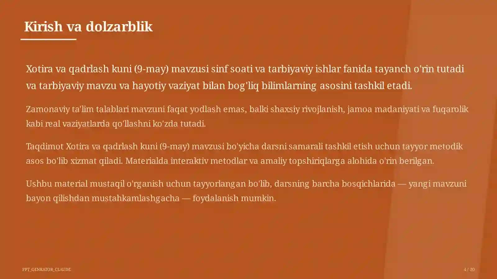 Xotira va qadrlash kuni (9-may) 4