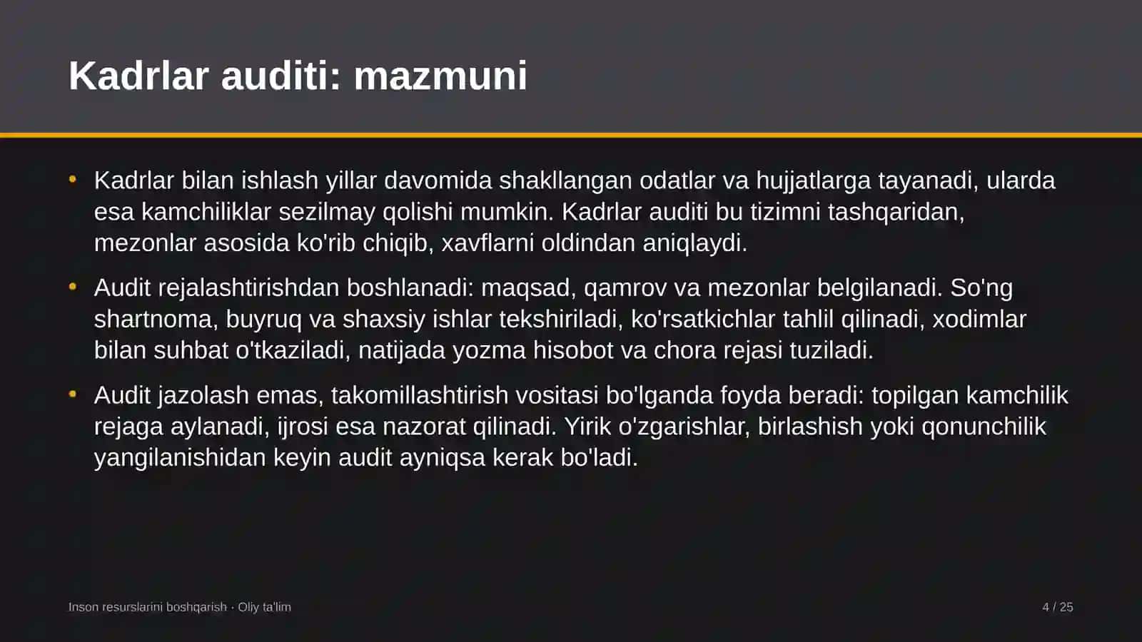 Bulutli xizmatlar provayderlarida kadrlar auditi 4