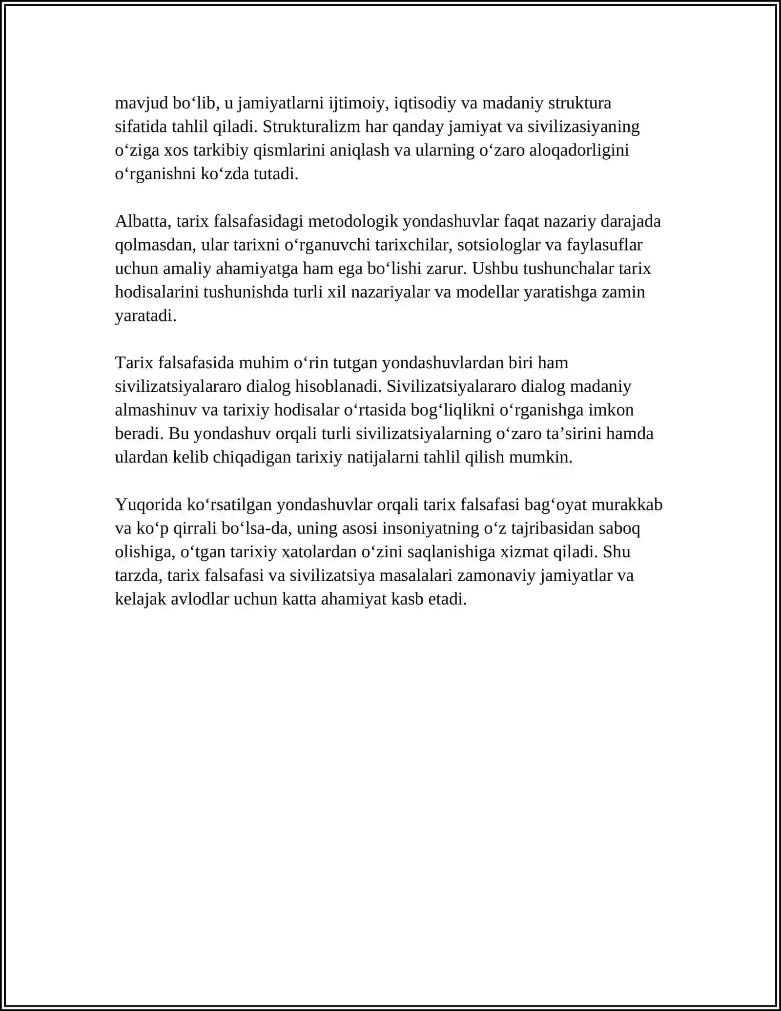 TARIX FALSAFASI VA SIVILIZATSIYA 4