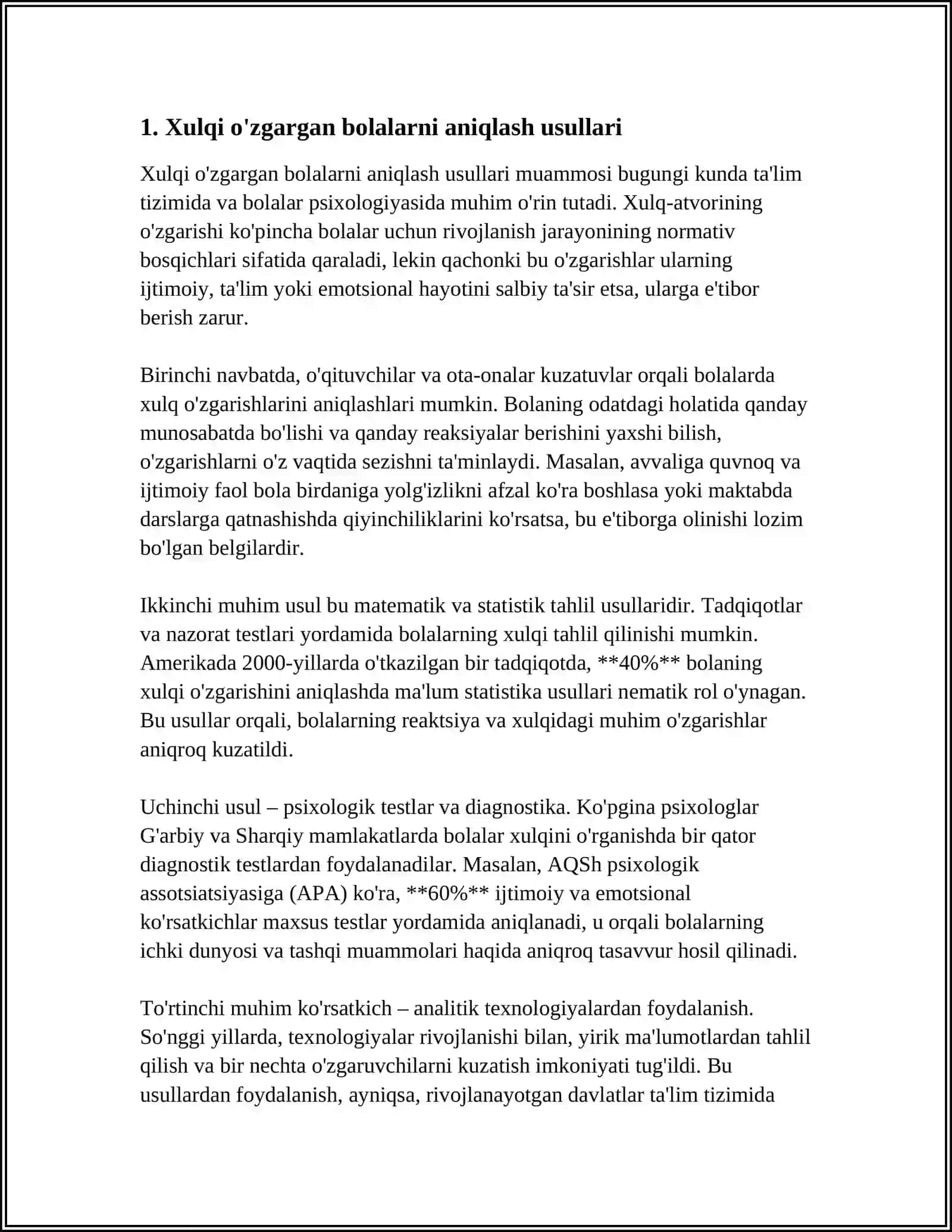 IJTIMOIYLASHTIRISHDA XULQI OGʻISHGAN BOLALAR BILAN ISH OLIBBORISH METODLARI 4