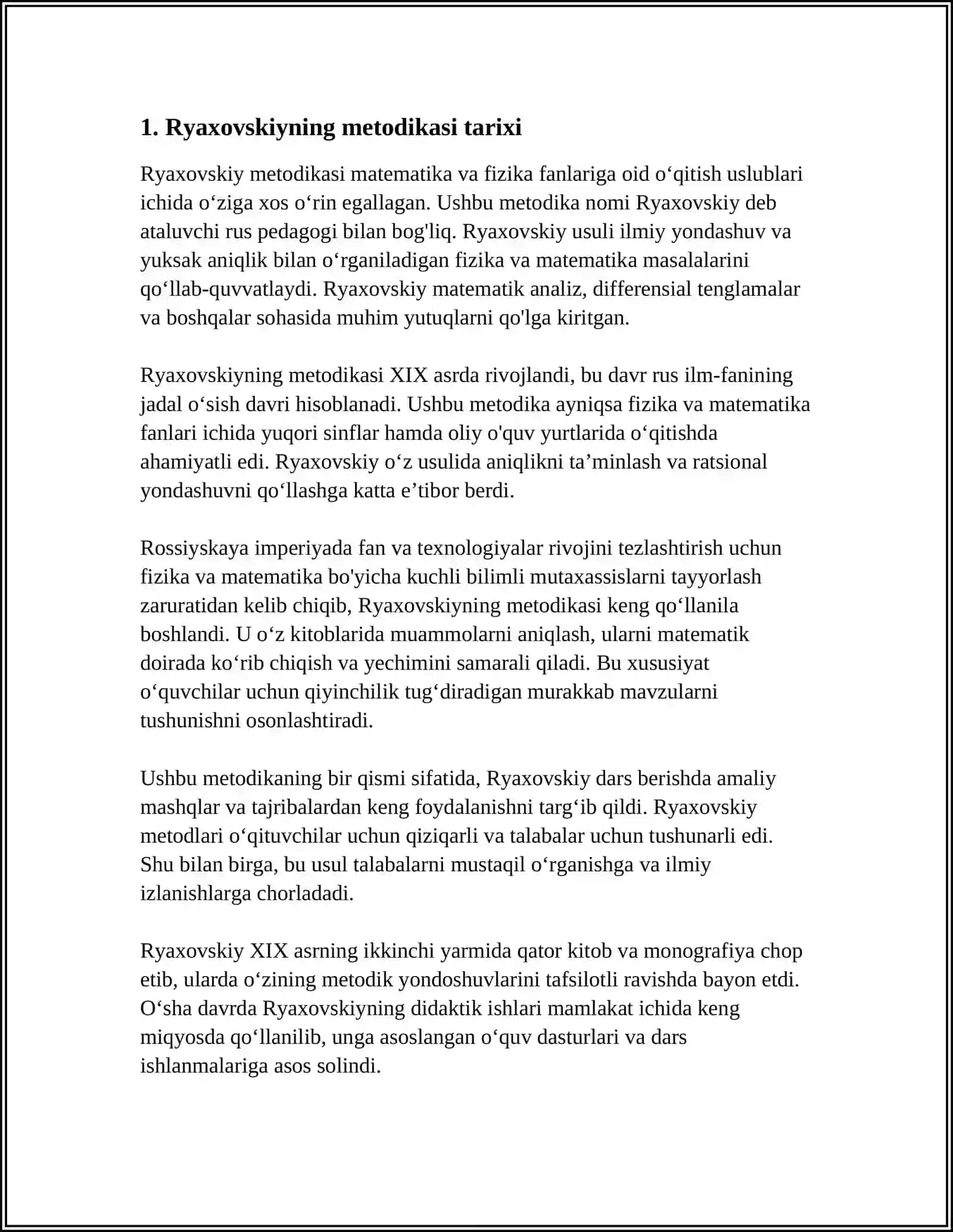 Ryaxovskiyning Xushmuomalalik Darajasini Baholash Metodikasi 4