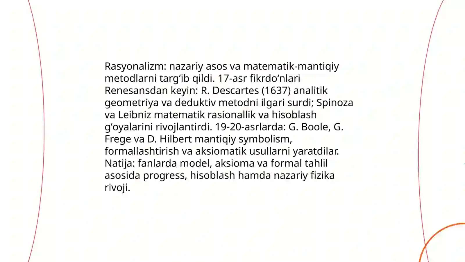 Gʻarb falsafasining ustuvor yoʻnalishlari va ularning fan taraqqiyotiga taʼsiri 4