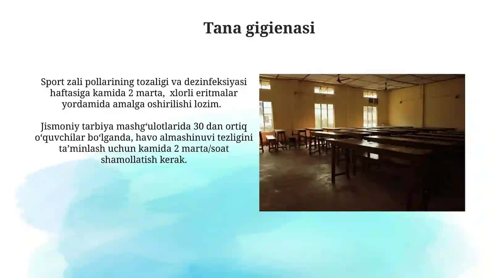 Jismoniy tarbiya darsiga qoʻyilgangigiyeniktalablar 4