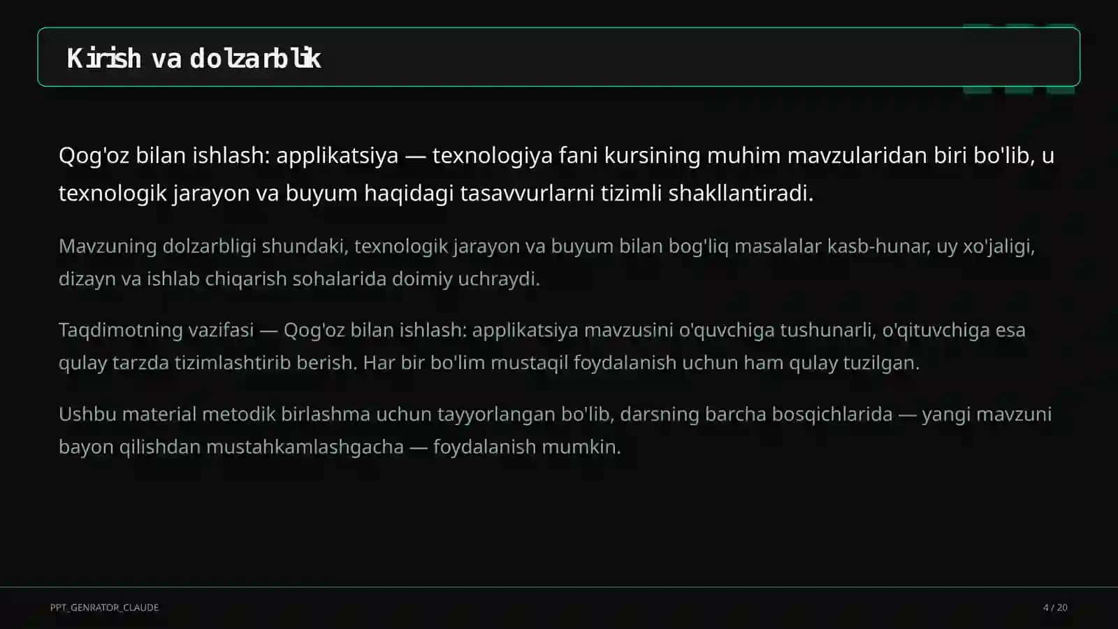 Qog'oz bilan ishlash: applikatsiya (1-sinf) 4