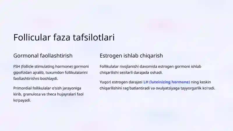 Ovarial siklning fiziologiyasi 4