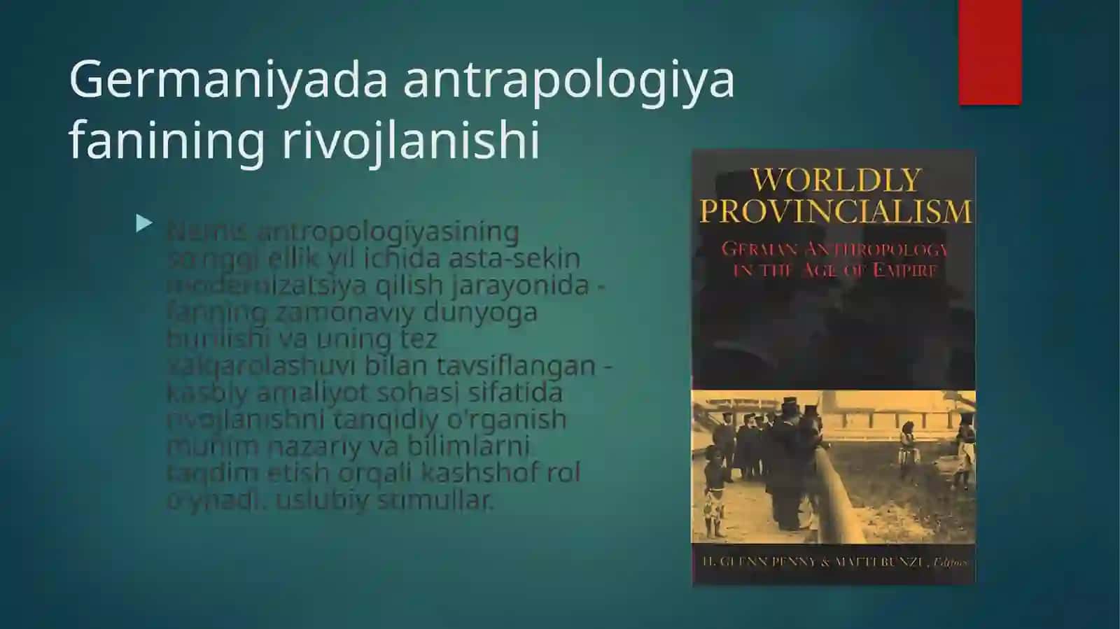 Germaniyava Fransiyada antropologiya fanining rivojlanishi 4