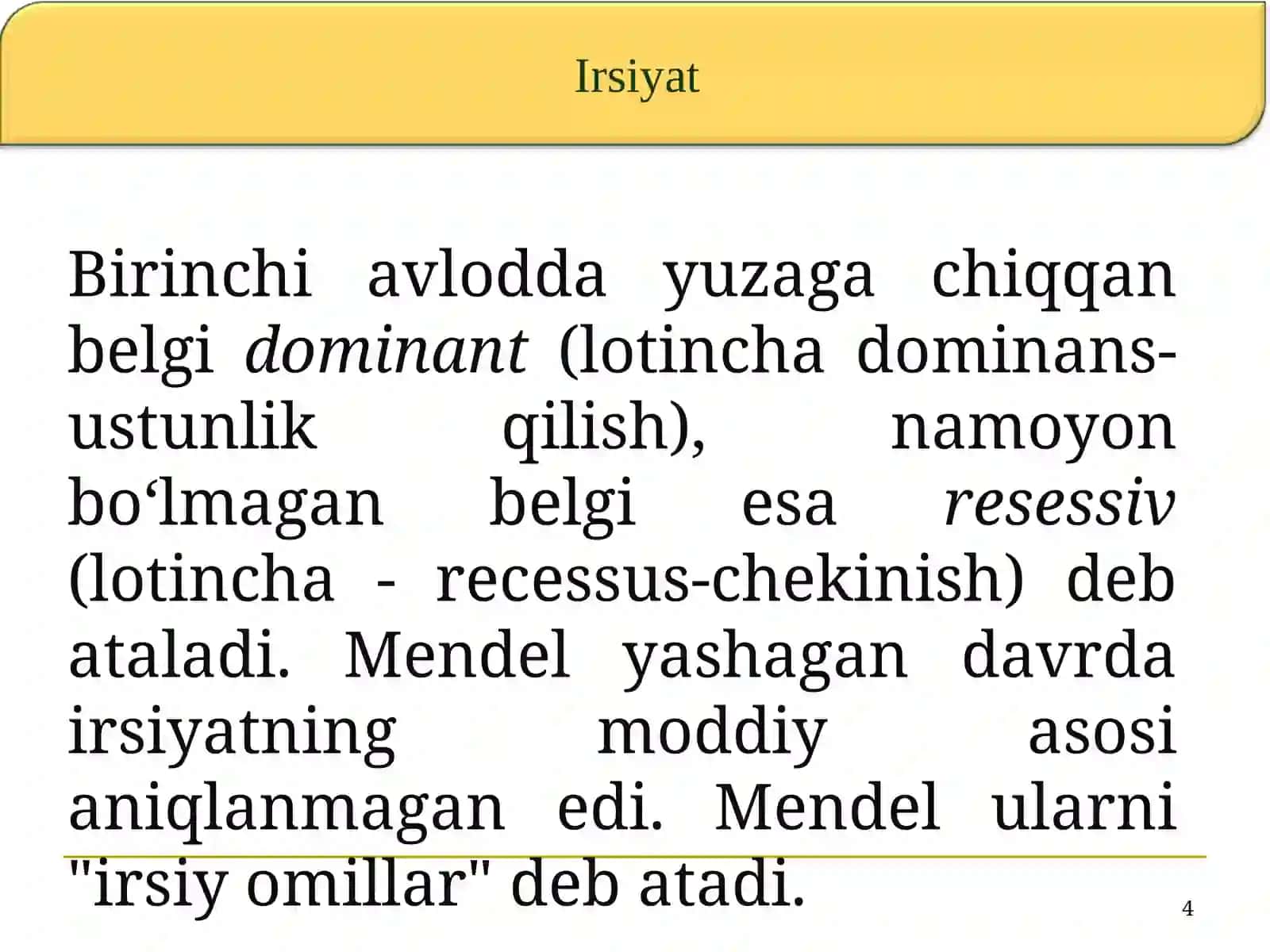 IRSIYAT 4