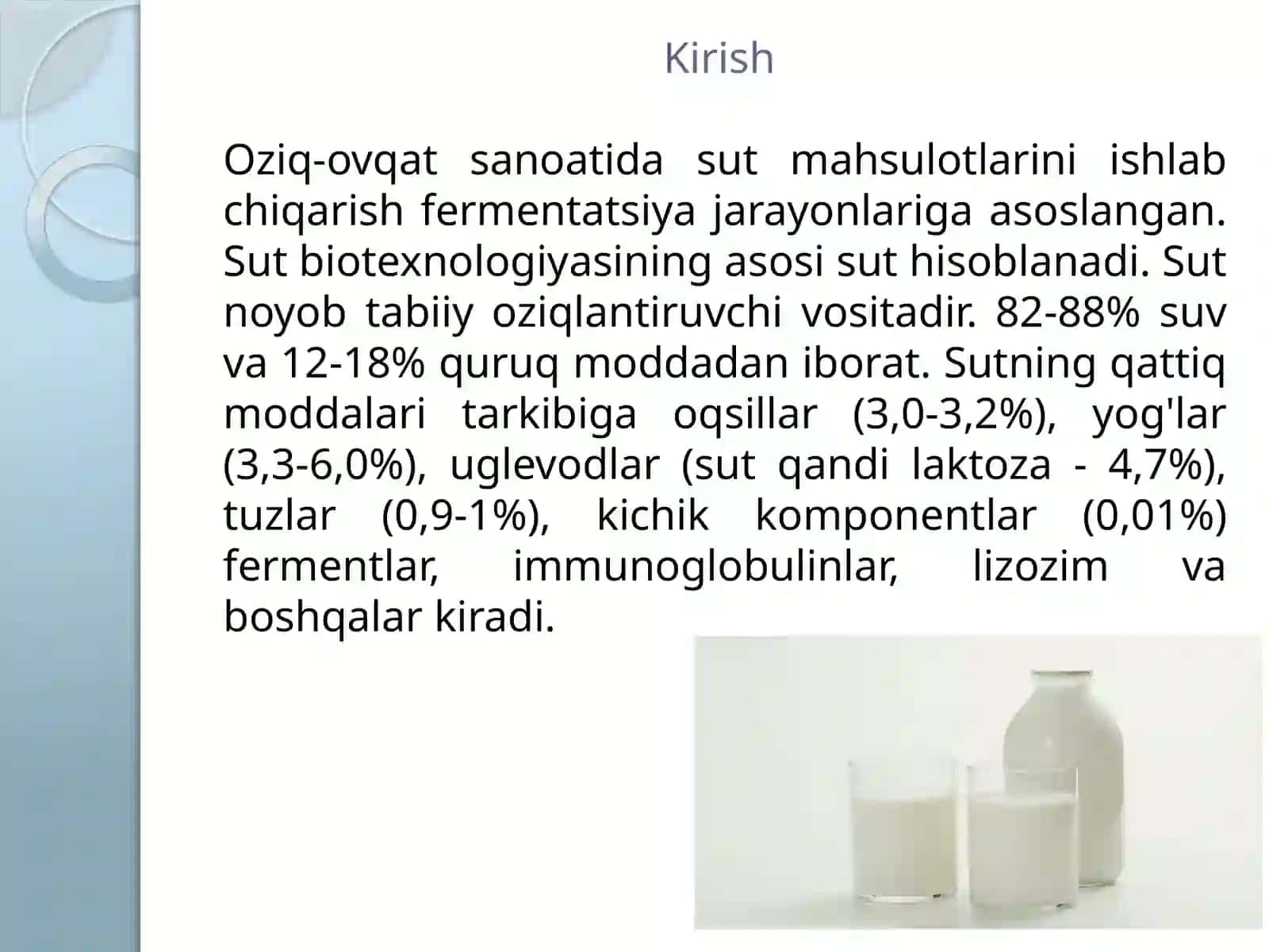 Sutvasut mahsulotlarini ishlab chiqarish biotexnologiyasi 4