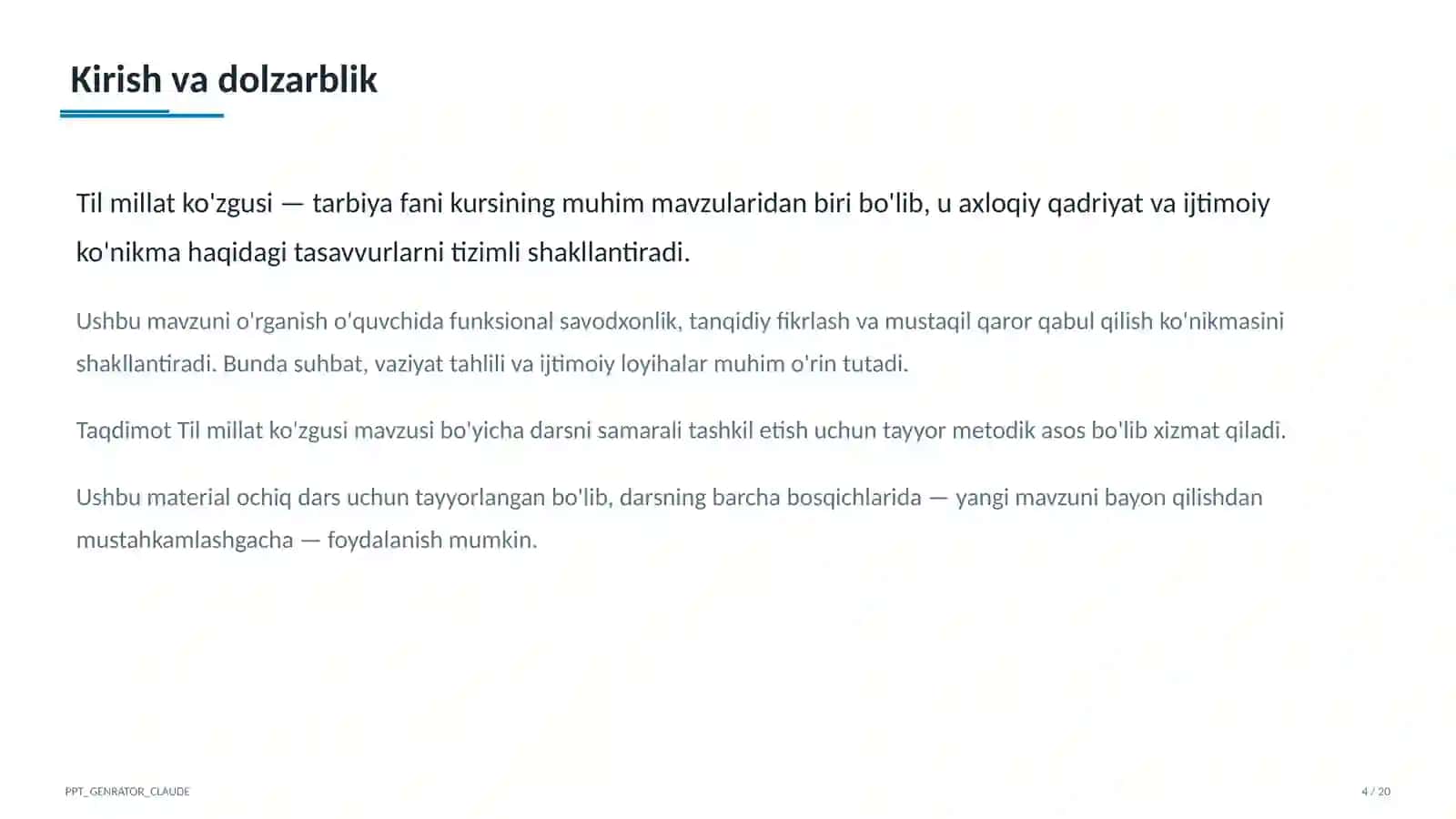 Til millat ko'zgusi (6-sinf) 4