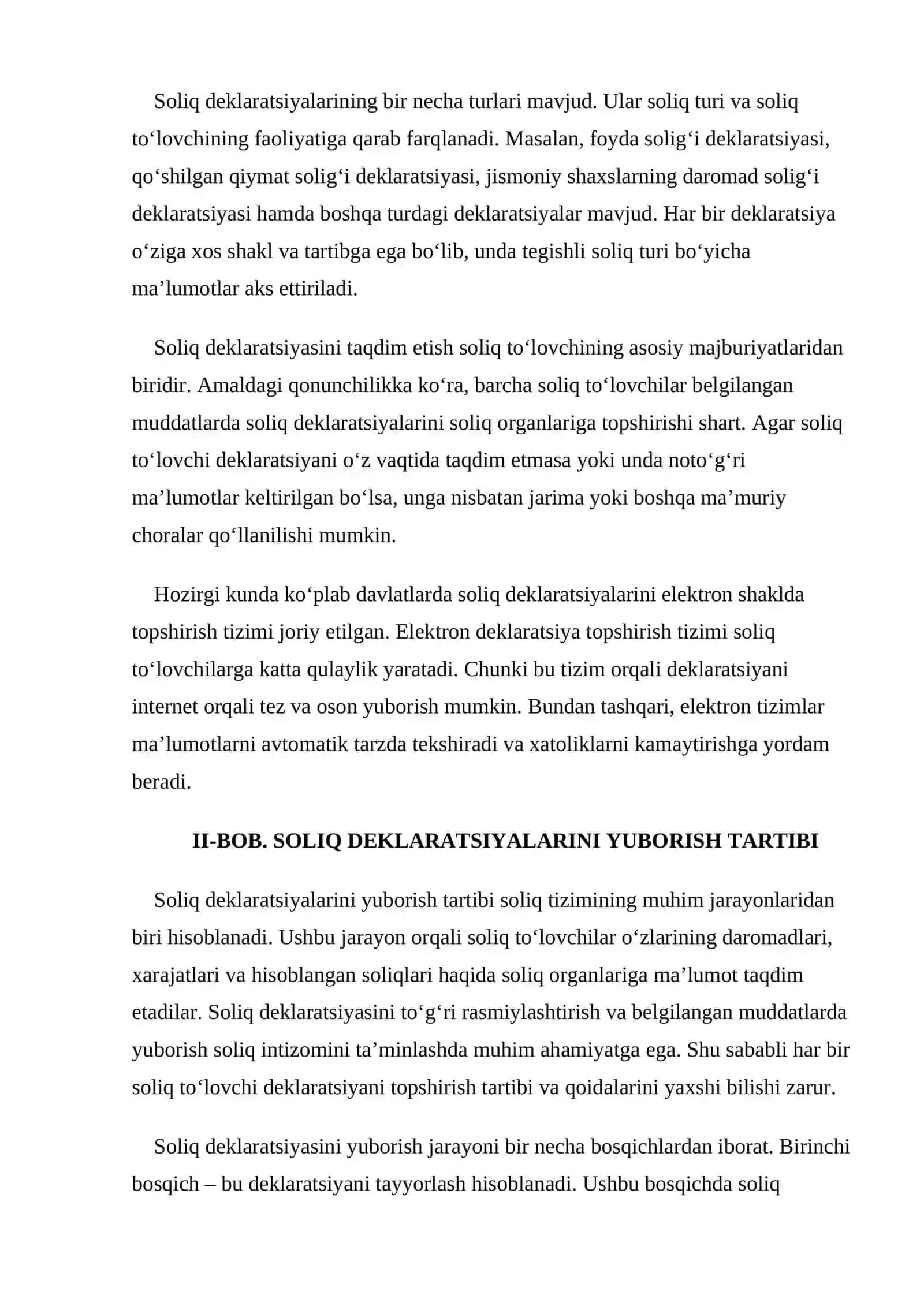Soliq deklaratsiyasi haqida umumiy tushuncha 4
