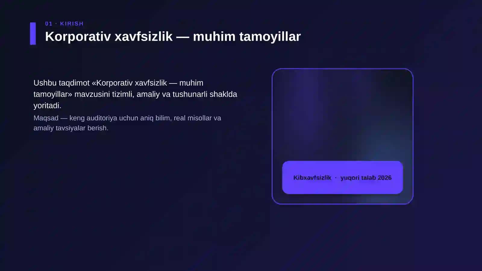 Korporativ xavfsizlik — muhim tamoyillar 4