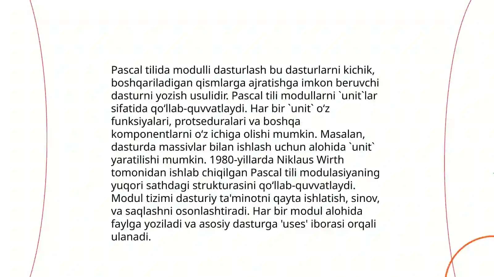 C# va boshqa tillarda ( Pascal, C++) modulli dasturlash 4
