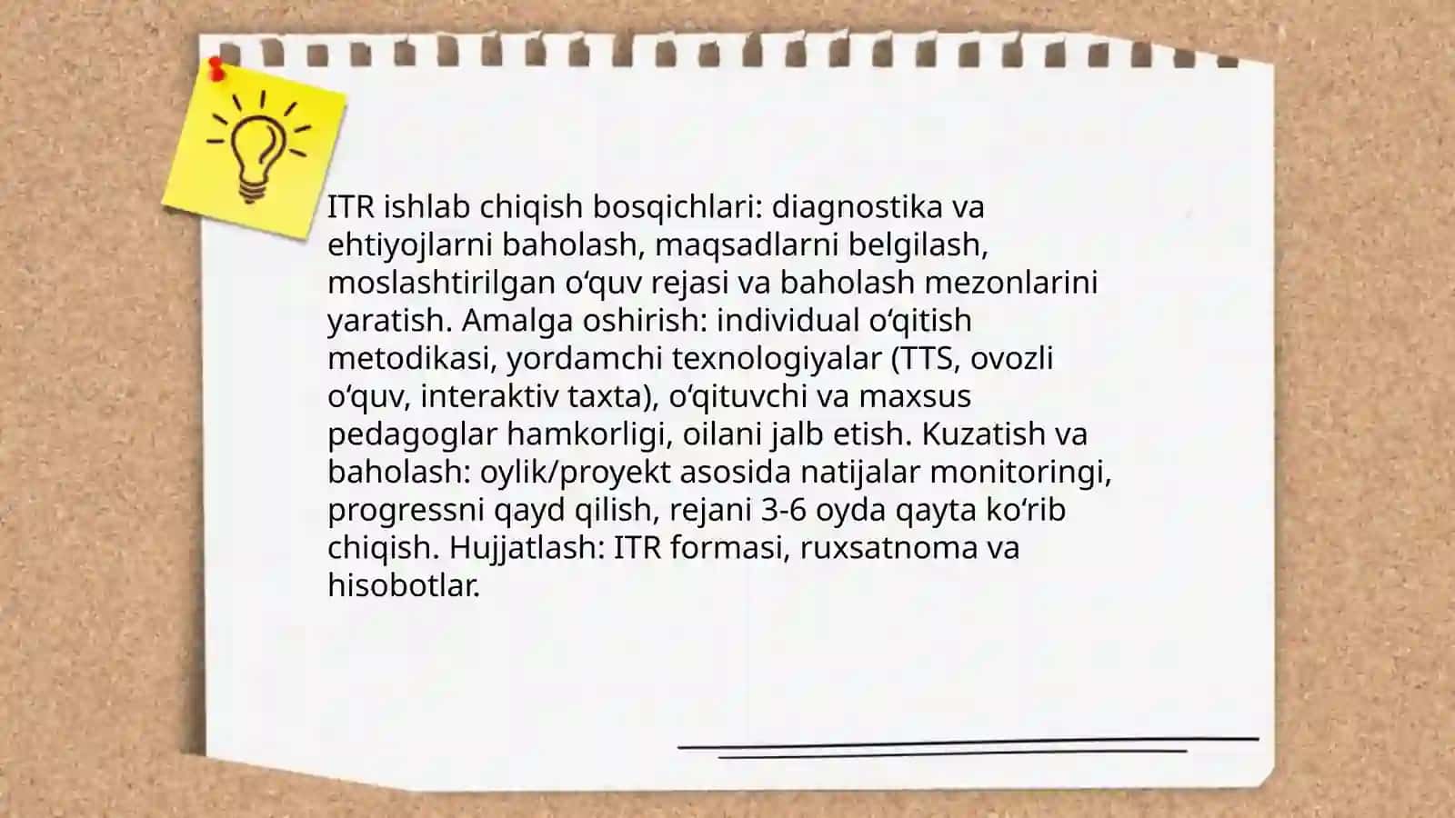 Ta’lim tashkilotlarida alohida yordamga muhtoj bolalar tа’lim olishtni qollab-quvvatlash texnologiyalari 4