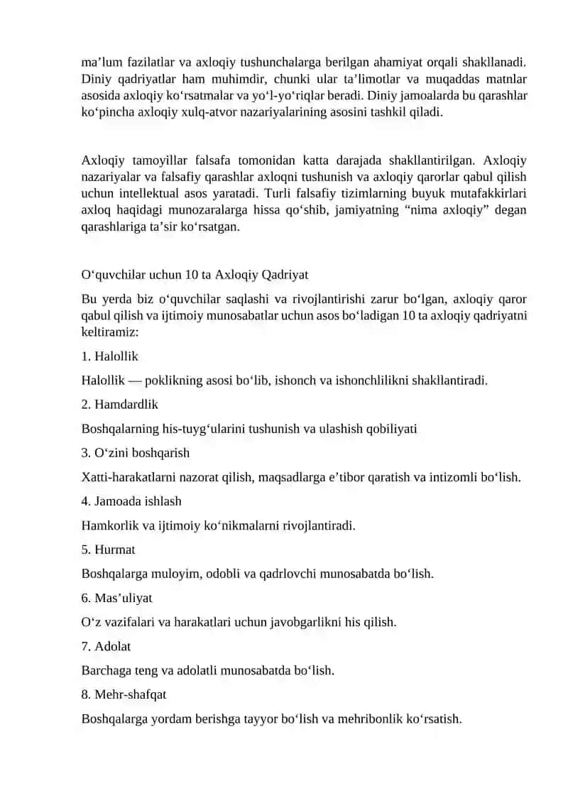 AXLOQIY QADRIYATLAR IJTIMOIY ISH ETIKASI ASOSI SIFATIDA 4