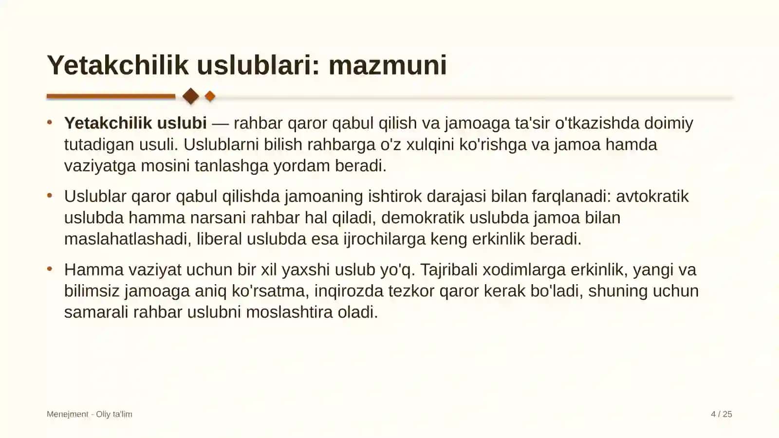 Lak-bo'yoq sanoatida yetakchilik uslublari 4
