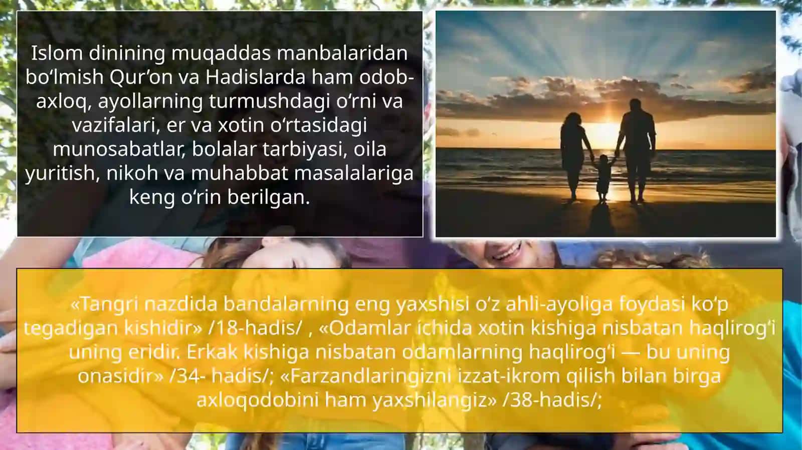 OILANING IJTIIMOIY PSIXOLOGIK MUAMMOLARI.YOSHLARNI OILAVIY HAYOTGA IJTIMOIY PSIXOLOGIK TAYYORLASH MUAMMOSI 4