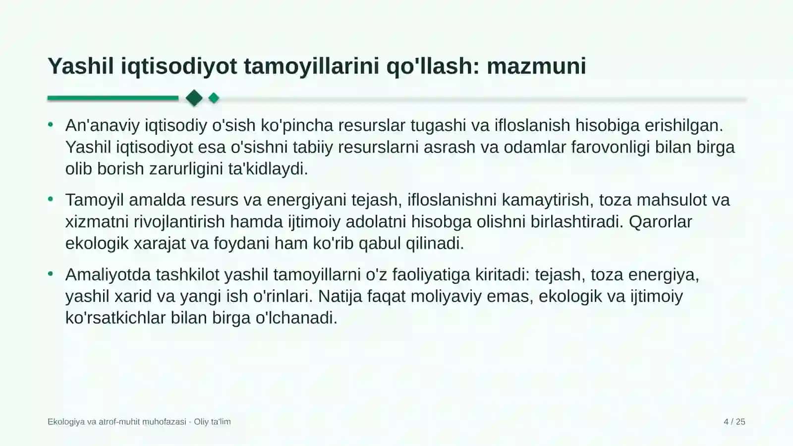 turistik transport xizmatida yashil iqtisodiyot tamoyillarini qo'llash 6528 4