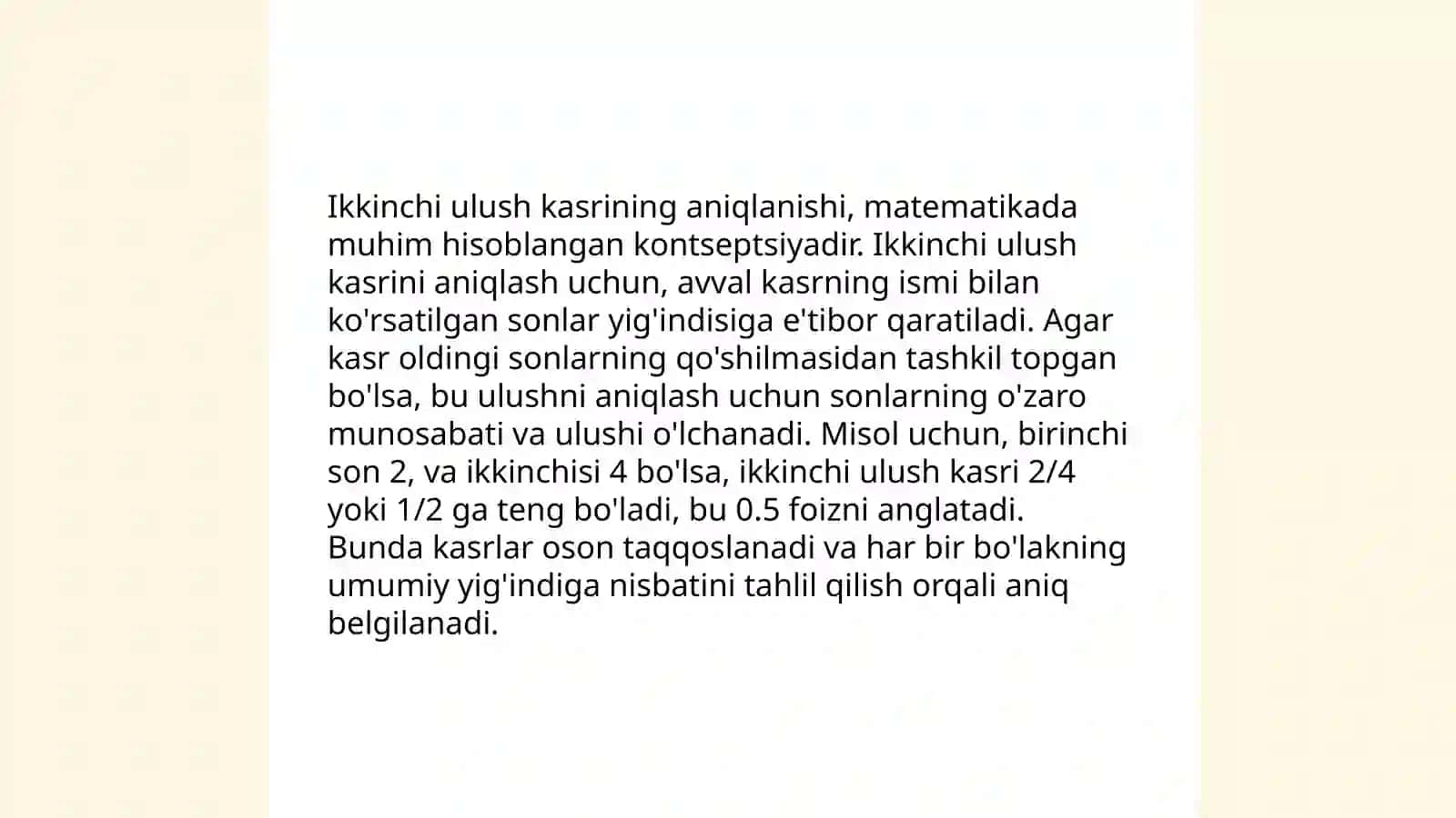 Ulush kasrlar 4