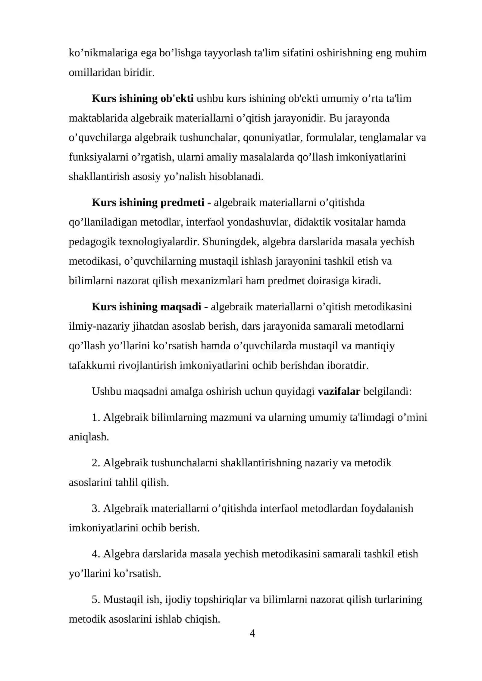 Algebraik materiallarni oqitish metodikasi 4
