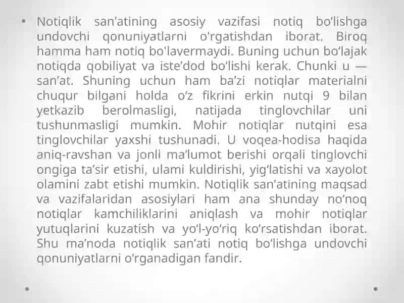 Notiqlik san’ati 4