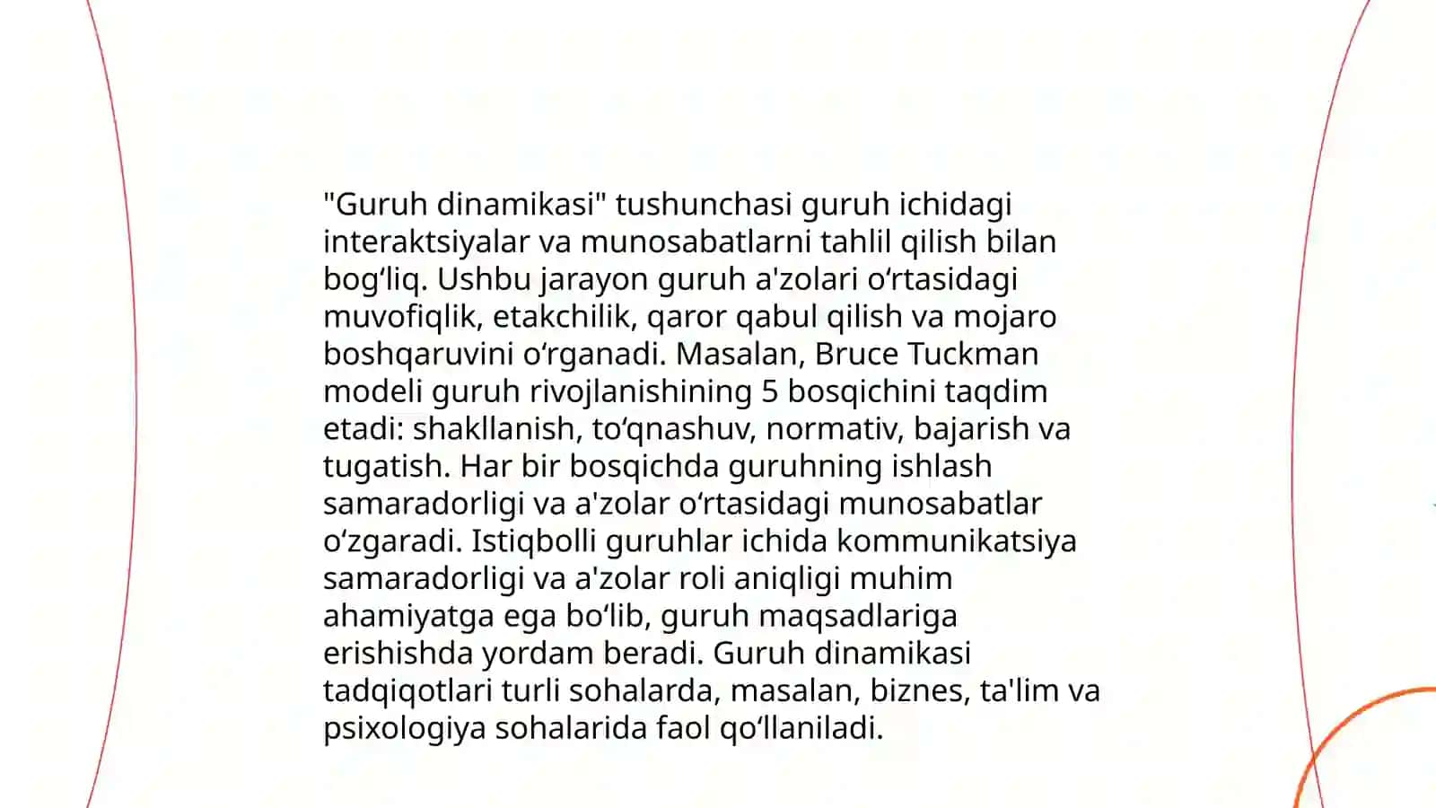 Katta guruhlar psixologiyasi.Kichik guruhlar psixologiyasi 4