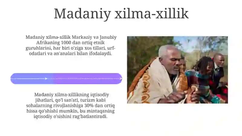 Markaziy va janubiy Afrika xalqlari va xoʻjaligi 4