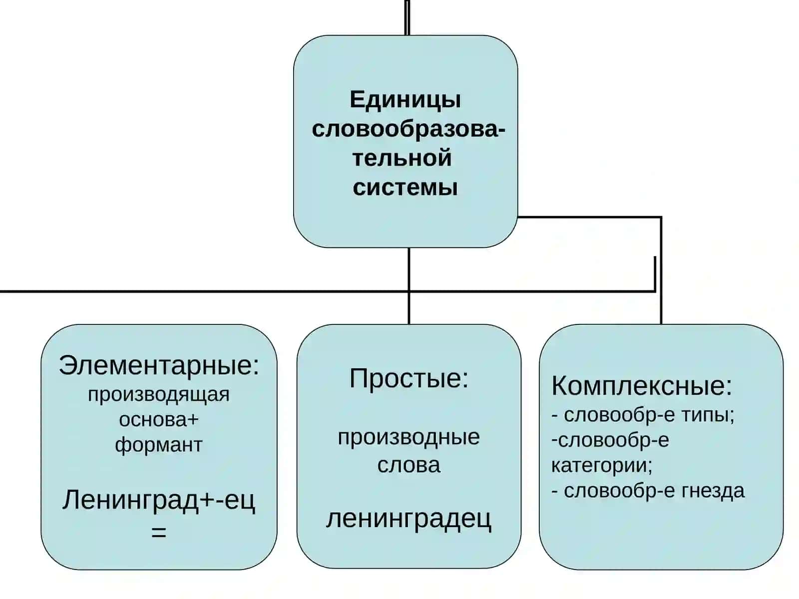 Комплексные единицы словообразовательной системы 4