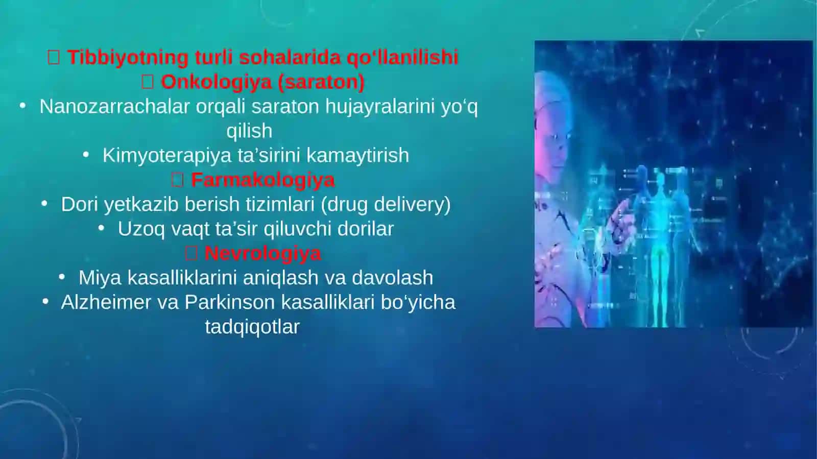 Nanotexnologiyalar haqida umumiy ma'lumot 4