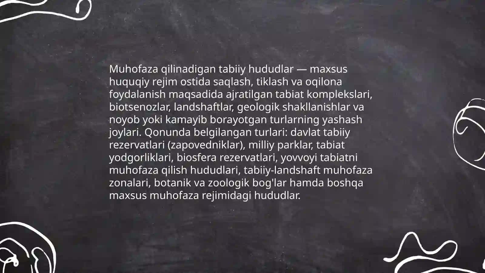 Muhofaza qilinadigan tabiiy hududlar to'g'risida qonun 4