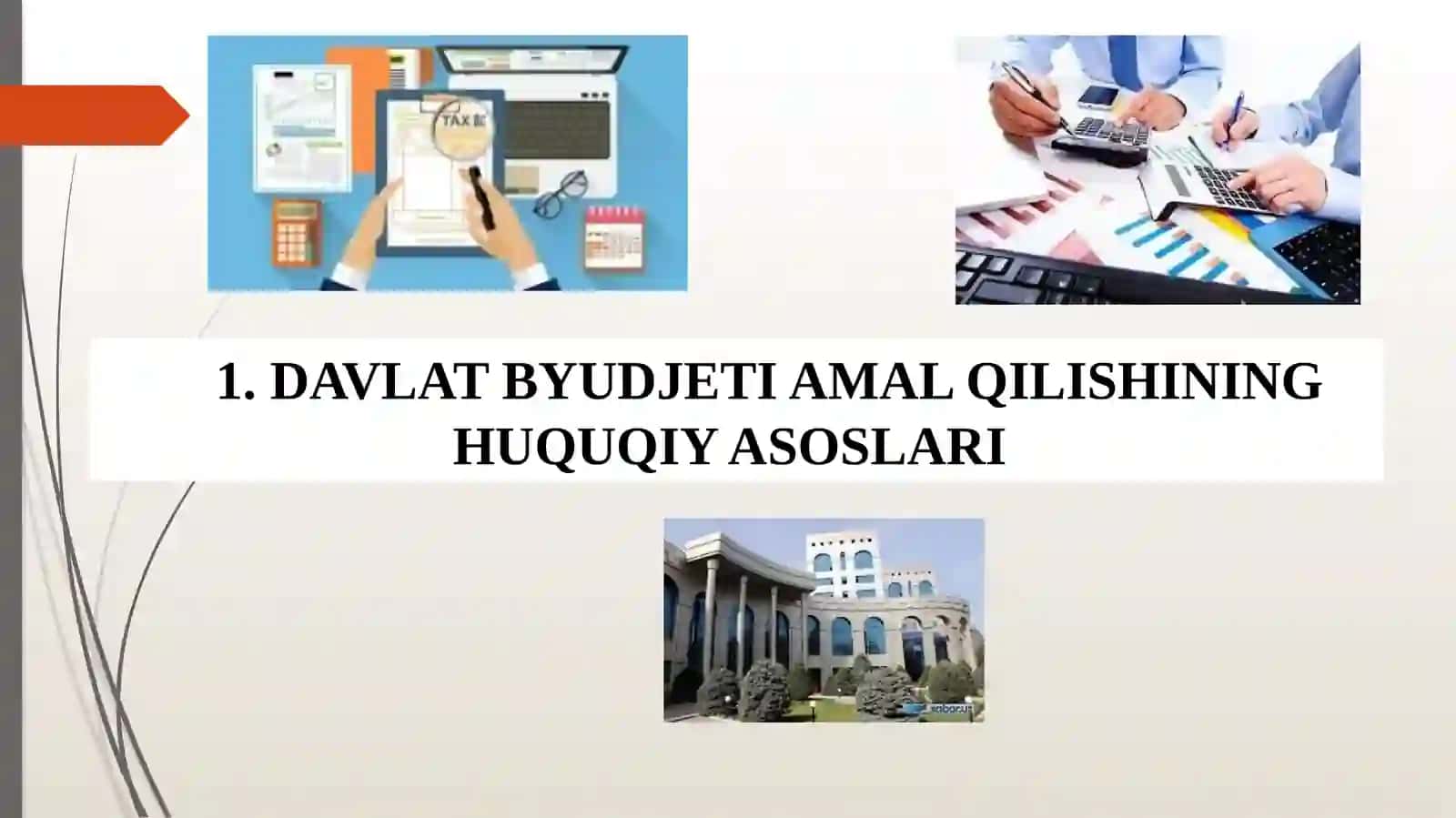 Byudjet tizimining huquqiy asoslari 4